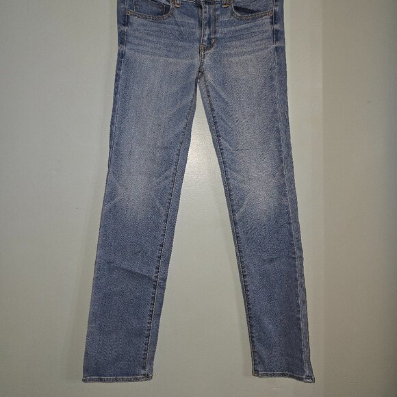 American Eagle Womens Straight Super Stretch Jeans Sz 2 Reg, 2013, Style 8261 #6 - Picture 3 of 12